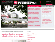 Tablet Screenshot of podbrezovan.sk